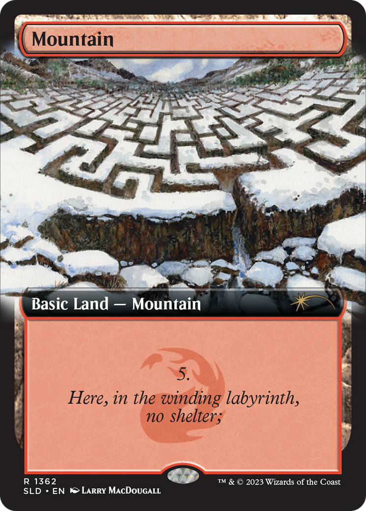 Mountain (1362) Foil - Secret Lair Drop