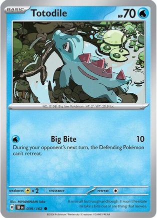 Totodile (39) Reverse Holofoil - Temporal Forces