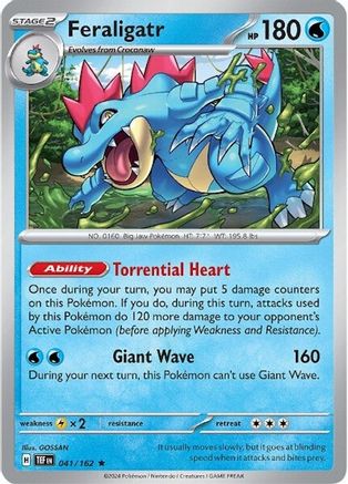 Feraligatr (41) Reverse Holofoil - Temporal Forces
