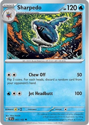 Sharpedo (43) - Temporal Forces
