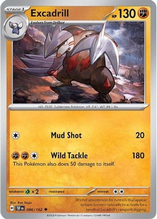 Excadrill (86) Reverse Holofoil - Temporal Forces