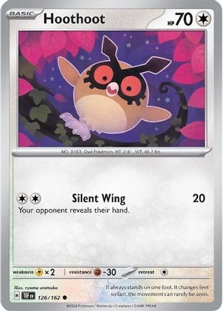 Hoothoot (126) Reverse Holofoil - Temporal Forces