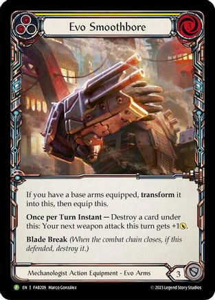 Evo Smoothbore (FAB209) Rainbow Foil - FaB Promos