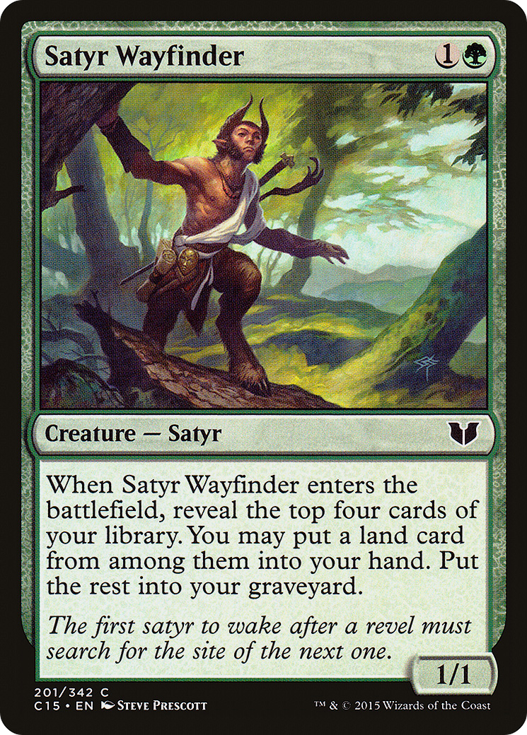 Satyr Wayfinder (201) - Commander 2015