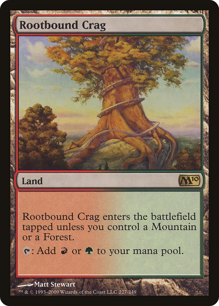 Rootbound Crag (227) Foil - Magic 2010
