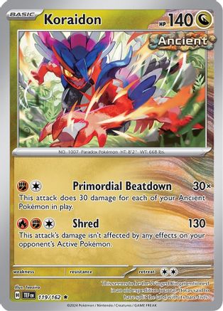 Koraidon - 119/162 (119) - Deck Exclusives