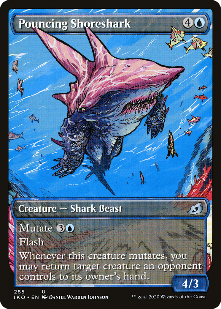 Pouncing Shoreshark (Showcase) (285) - Ikoria: Lair of Behemoths