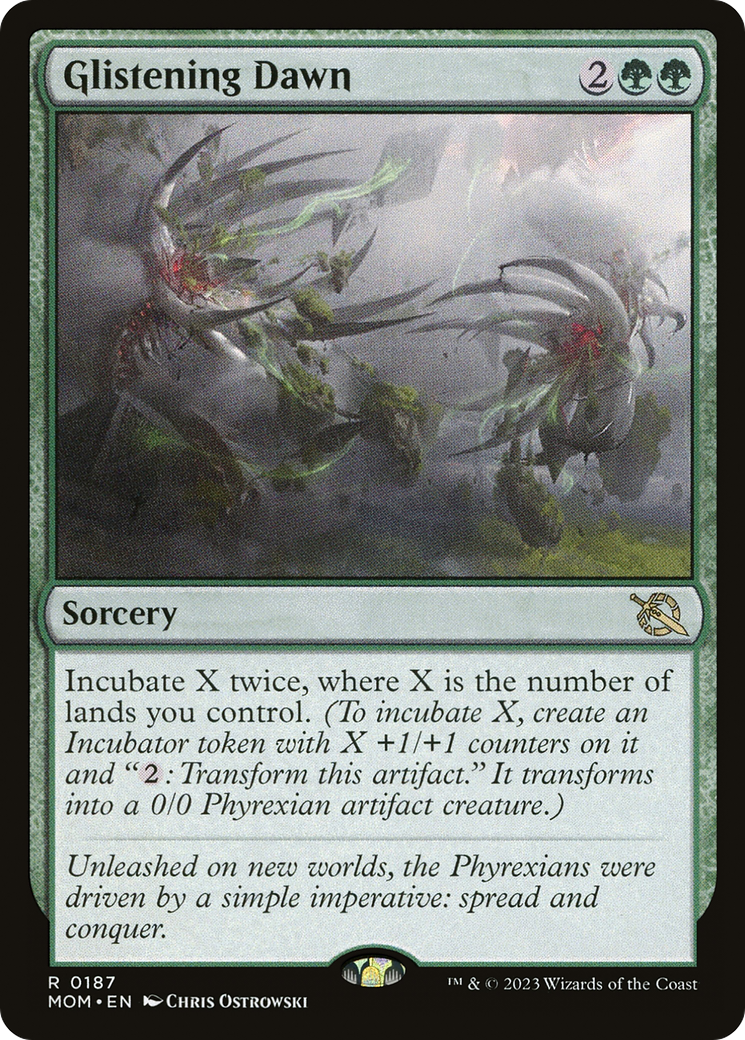 Glistening Dawn (187) Foil - March of the Machine