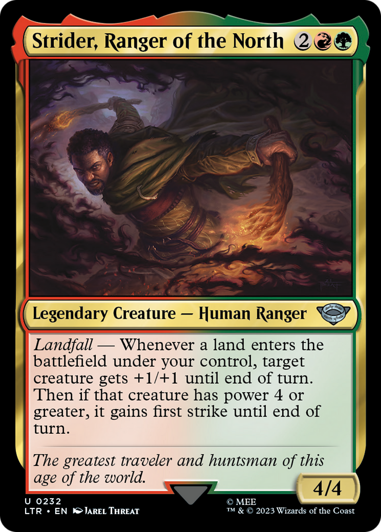 Strider, Ranger of the North (232) Foil - The Lord of the Rings: Tales of Middle-earth