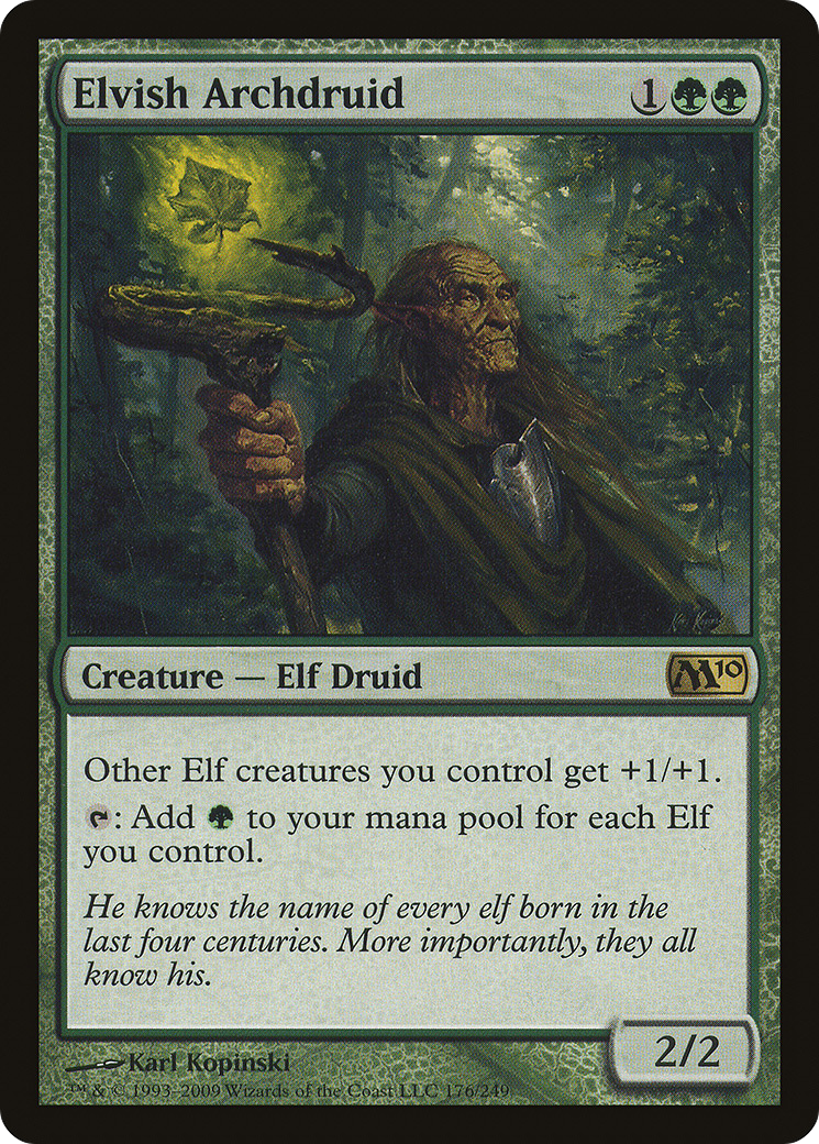Elvish Archdruid (176) - Magic 2010