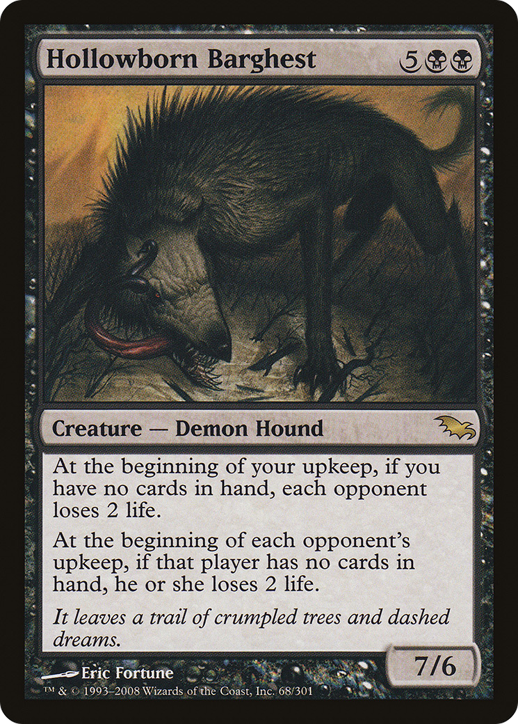 Hollowborn Barghest (068) - Shadowmoor Foil
