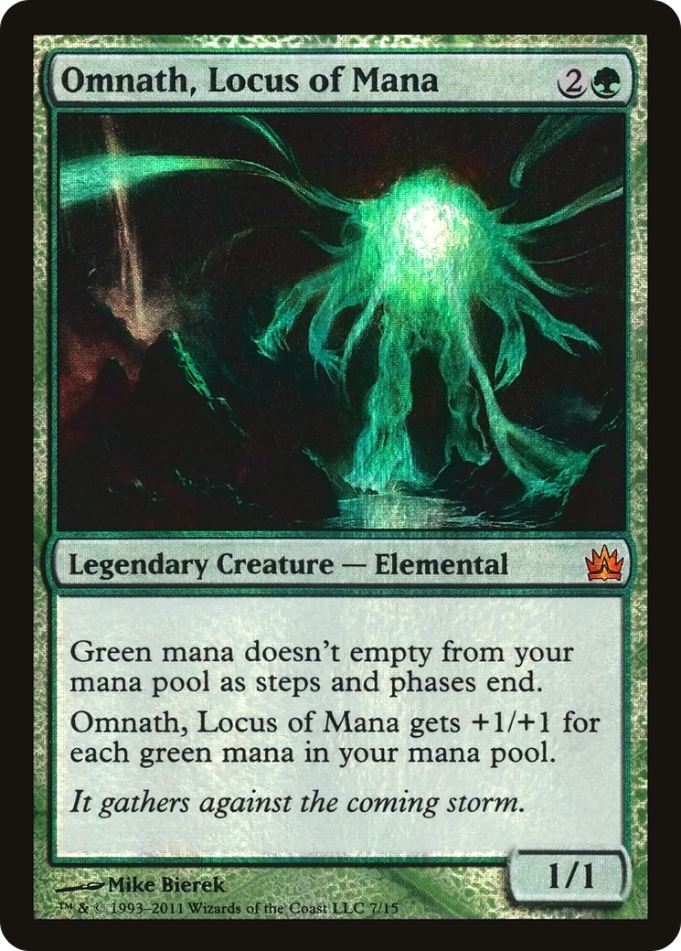 Omnath, Locus of Mana (007) Foil - From the Vault: Legends