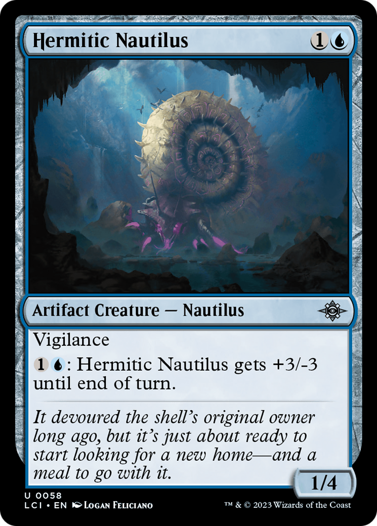 Hermitic Nautilus (058) - The Lost Caverns of Ixalan