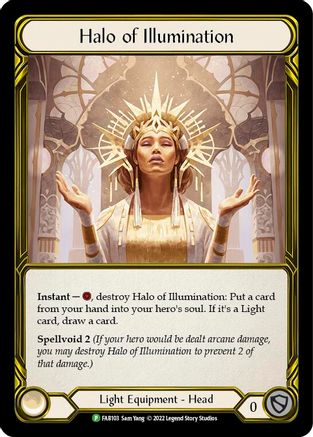 Halo of Illumination (Golden) (FAB103) Cold Foil - FaB Promos