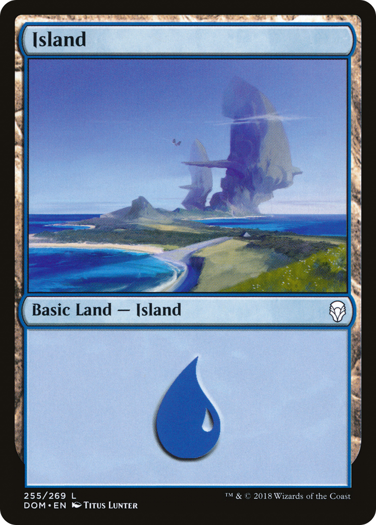 Island (255) Foil - Dominaria