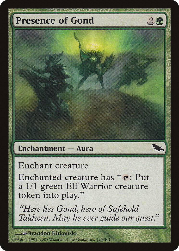 Presence of Gond (125) - Shadowmoor