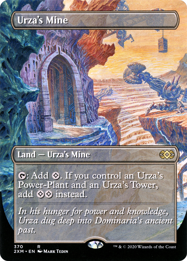 Urza's Mine (Borderless) (370) Foil - Double Masters