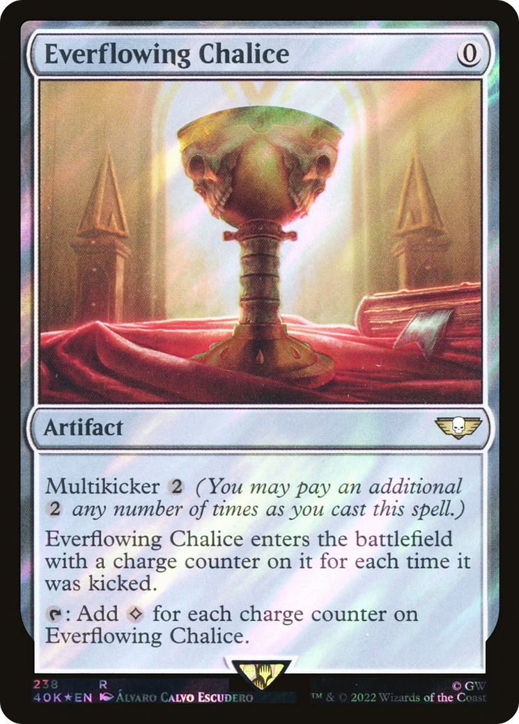 Everflowing Chalice (238) Surge Foil - Warhammer 40,000 Commander