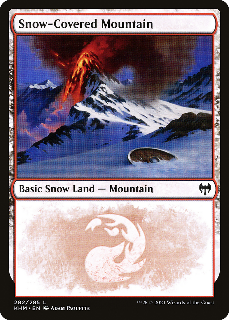 Snow-Covered Mountain (282) Foil - Kaldheim
