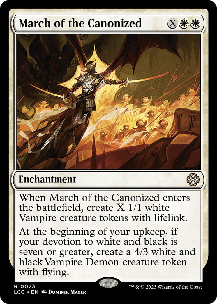 March of the Canonized (073) - The Lost Caverns of Ixalan Commander