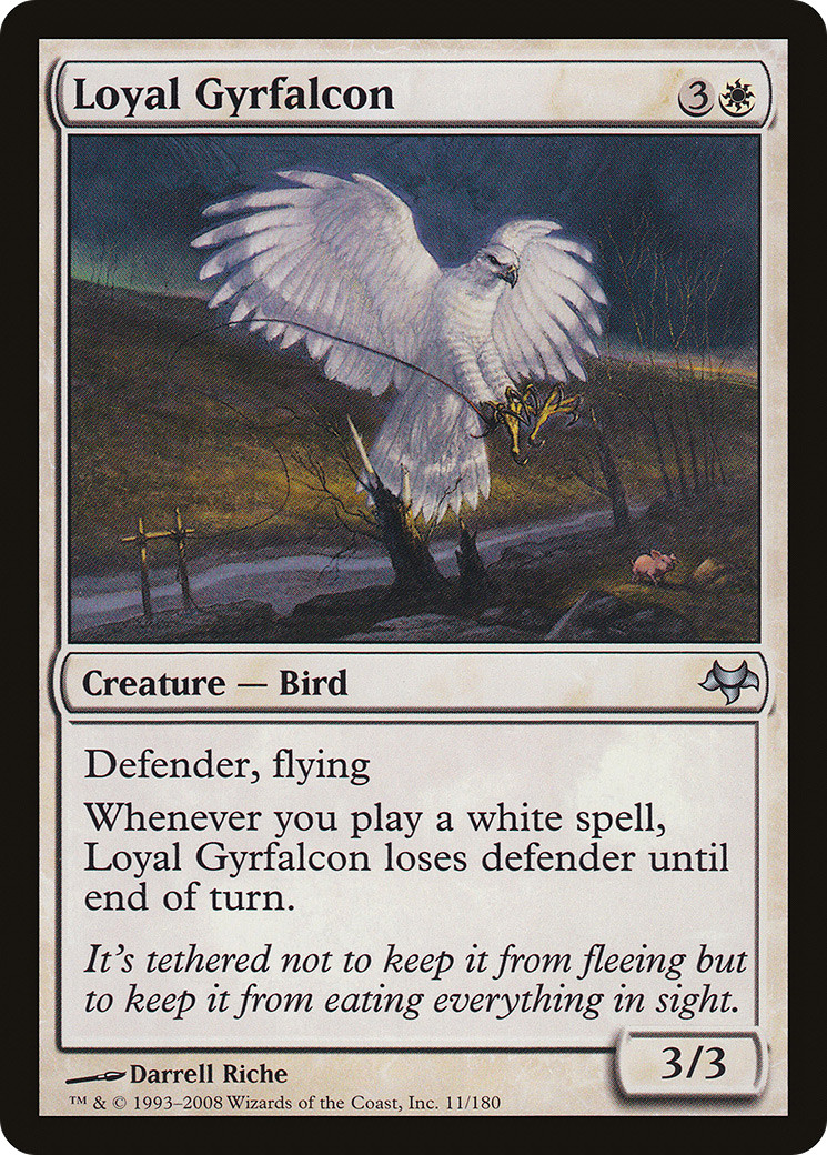 Loyal Gyrfalcon (011) Foil - Eventide
