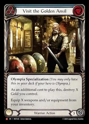 Visit the Golden Anvil (MST226) Rainbow Foil - Part the Mistveil