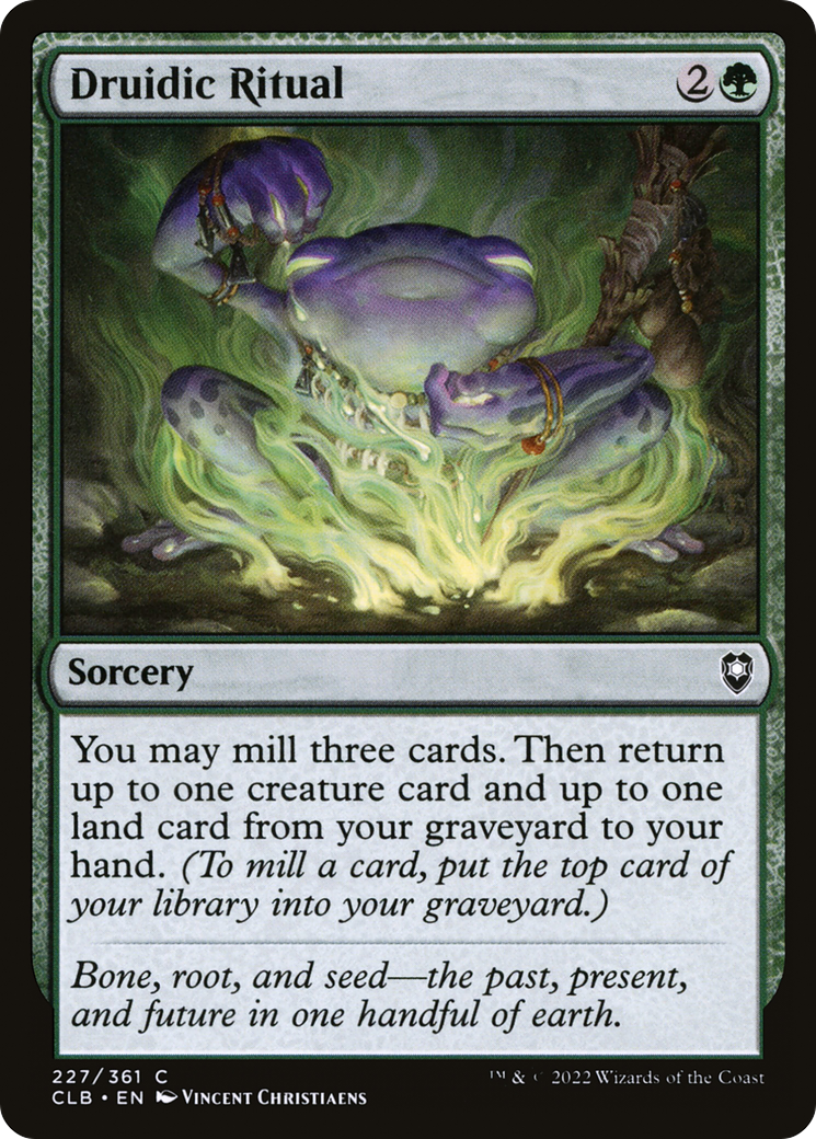 Druidic Ritual (227) Foil - Commander Legends: Battle for Baldur's Gate