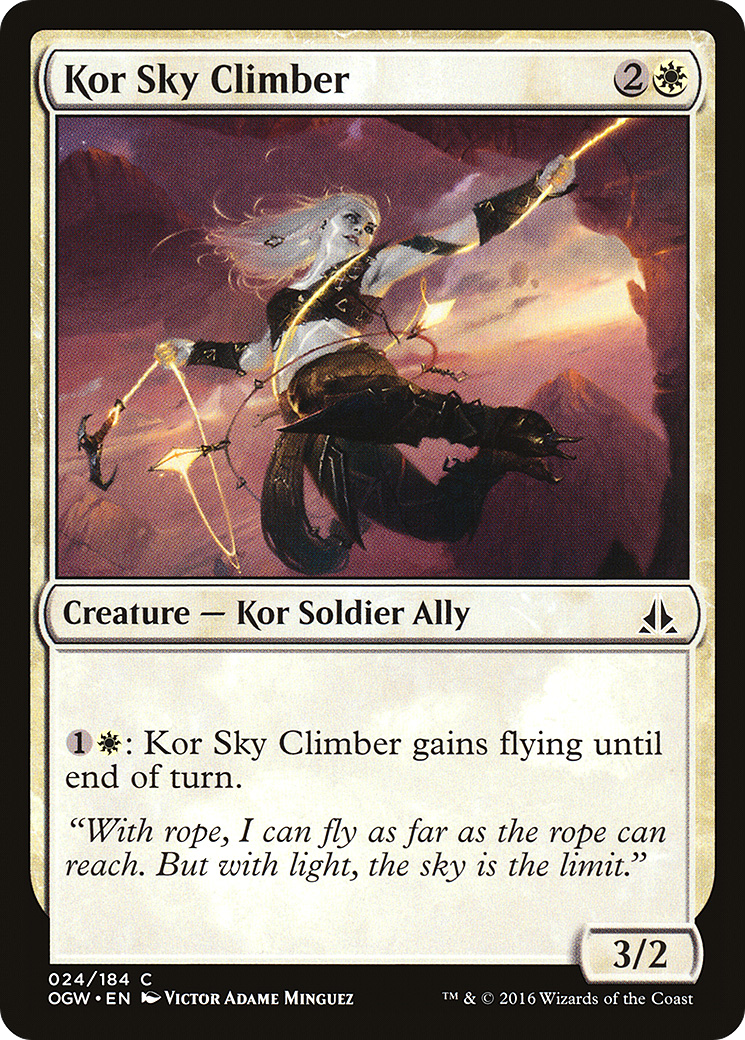 Kor Sky Climber (024) Foil - Oath of the Gatewatch