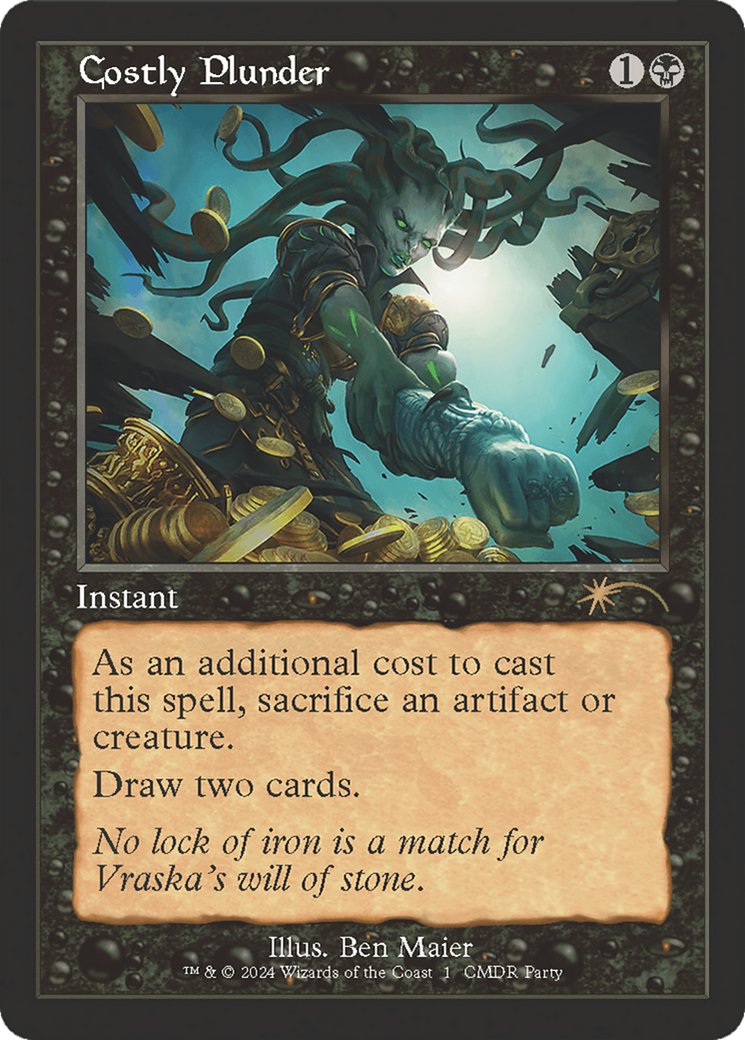 Costly Plunder (Retro) (001) Foil - Wizards Play Network 2024