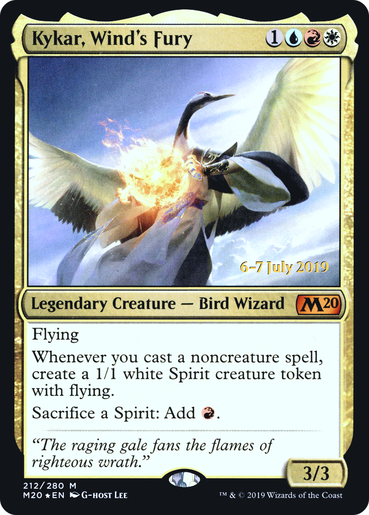 Kykar, Wind's Fury (212s) Foil - Core Set 2020 Promos