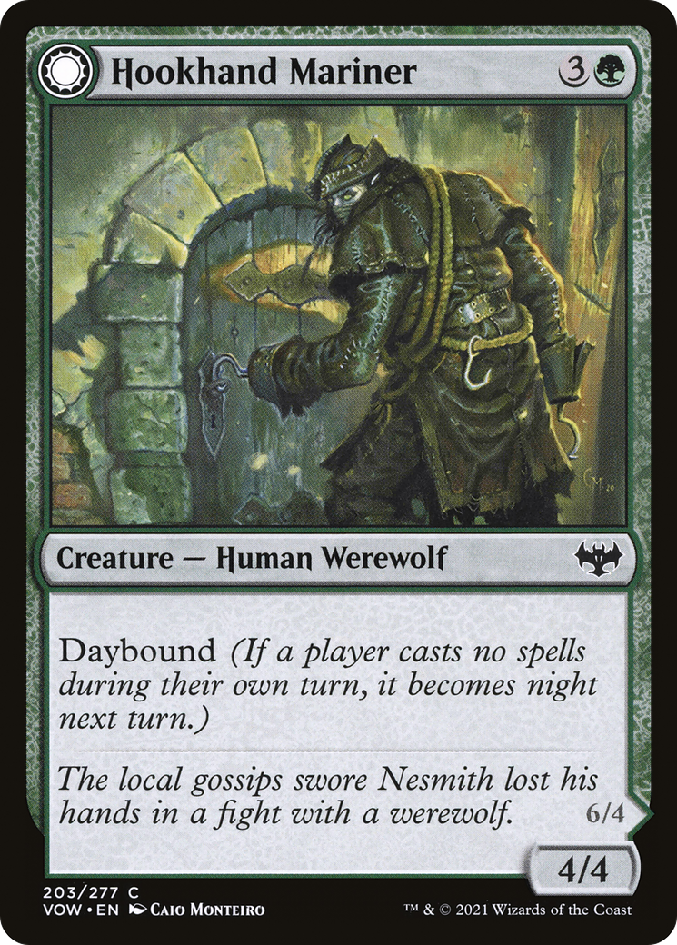 Hookhand Mariner // Riphook Raider (203) Foil - Innistrad: Crimson Vow