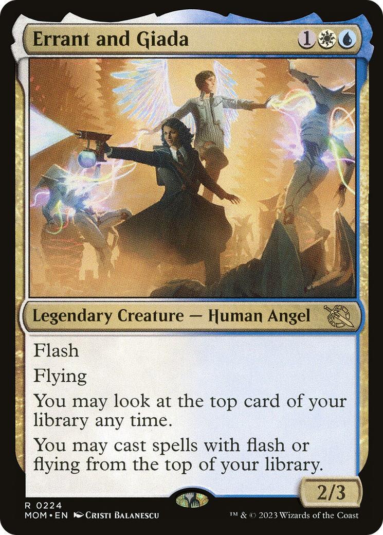 Errant and Giada (224) Foil - March of the Machine