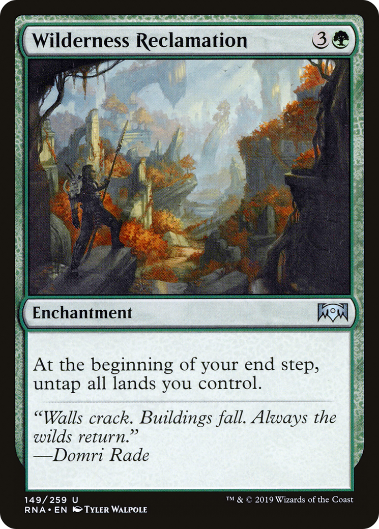 Wilderness Reclamation (149) Foil - Ravnica Allegiance