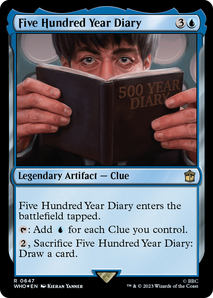 Five Hundred Year Diary (647) Foil - Doctor Who
