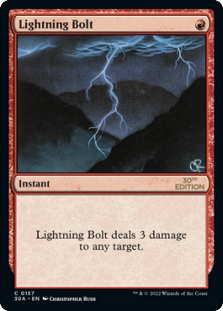 Lightning Bolt (157) - 30th Anniversary Edition