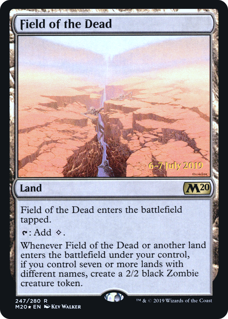 Field of the Dead (247) Foil - Core Set 2020 Promos