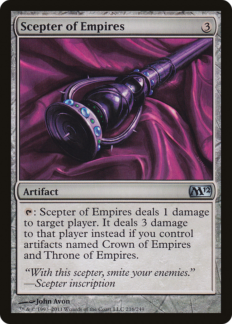 Scepter of Empires (216) Foil - Magic 2012