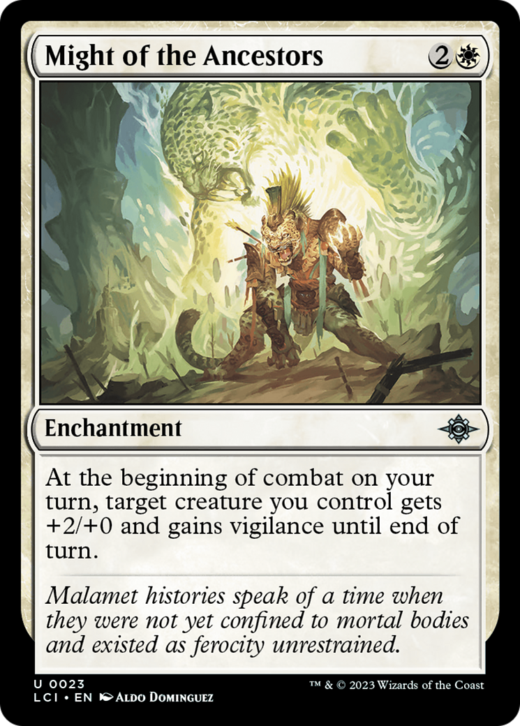 Might of the Ancestors (023) Foil - The Lost Caverns of Ixalan
