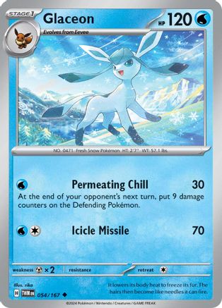 Glaceon (54) Reverse Holofoil - Twilight Masquerade