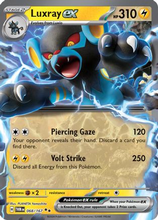 Luxray ex (68) Holofoil - Twilight Masquerade