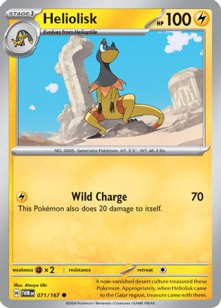 Heliolisk (71) Reverse Holofoil - Twilight Masquerade