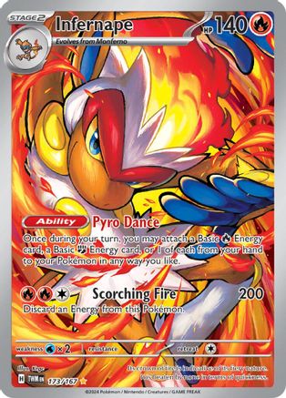 Infernape - 173/167 (173) Holofoil - SV06 Twilight Masquerade
