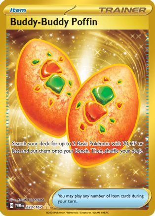 Buddy-Buddy Poffin (223) Holofoil - SV06 Twilight Masquerade