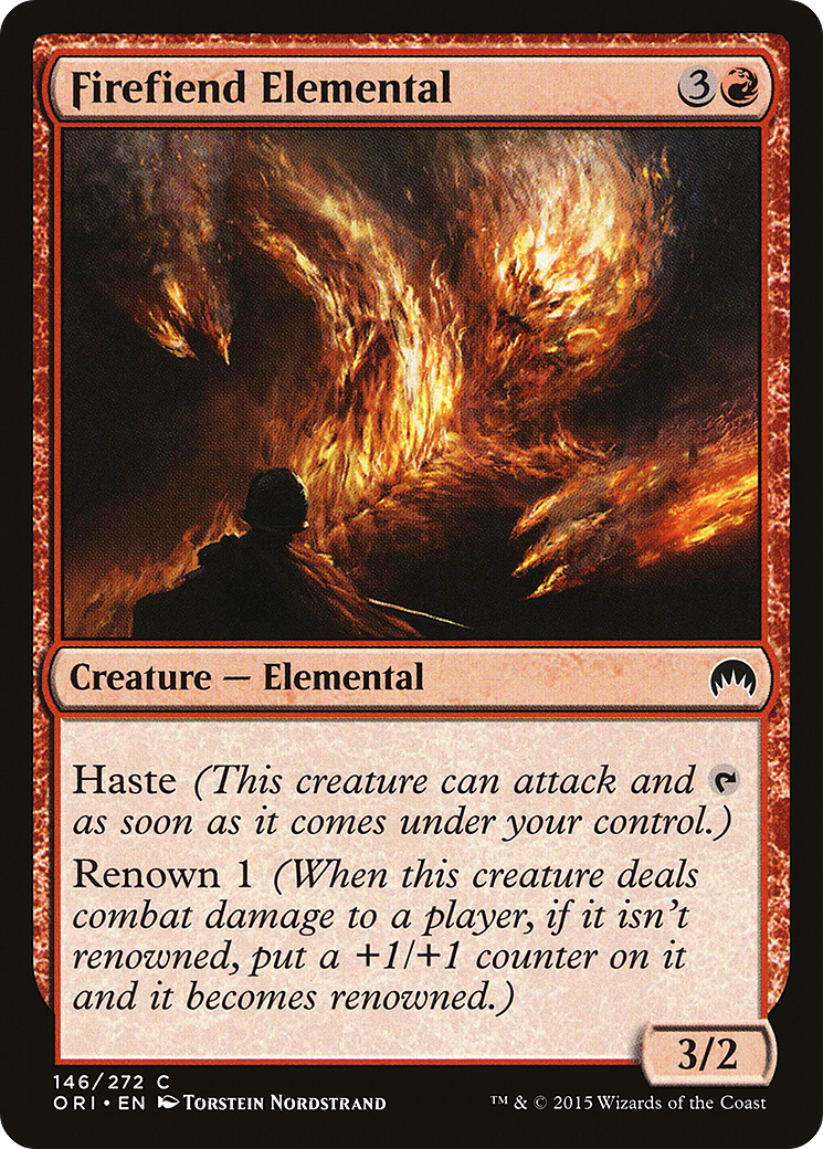Firefiend Elemental (146) Foil - Magic Origins