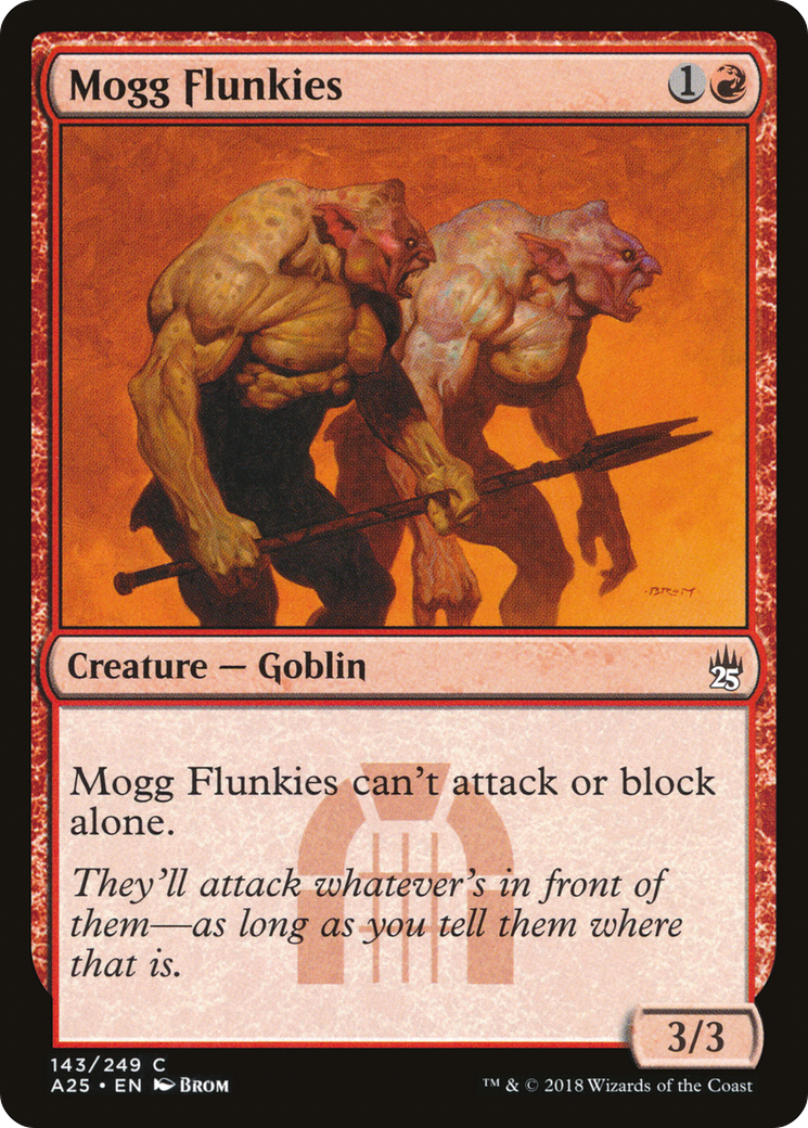 Mogg Flunkies (143) Foil - Masters 25