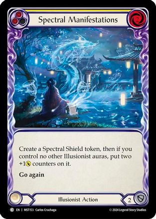 Spectral Manifestations (Yellow) (MST153) Rainbow Foil - Part the Mistveil