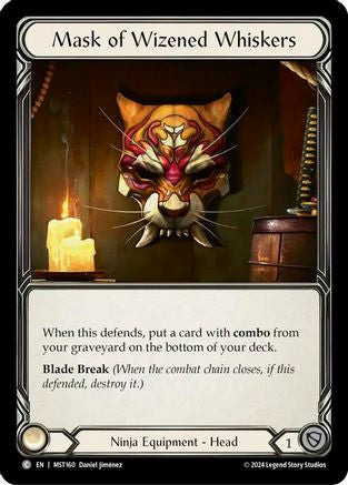 Mask of Wizened Whiskers (MST160) Cold Foil - Part the Mistveil