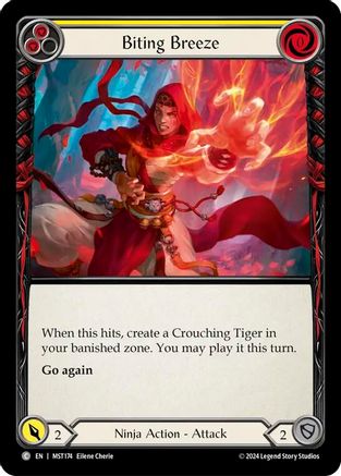 Biting Breeze (Yellow) (MST174) Rainbow Foil - Part the Mistveil