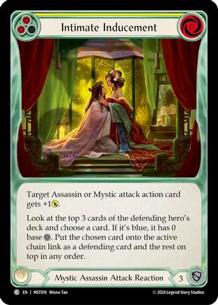 Intimate Inducement (Yellow) (MST018) Rainbow Foil - Part the Mistveil