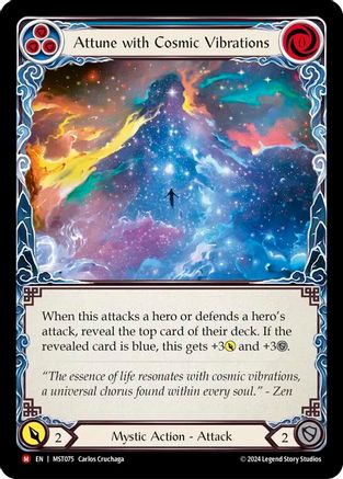 Attune with Cosmic Vibrations (MST075) Rainbow Foil - Part the Mistveil